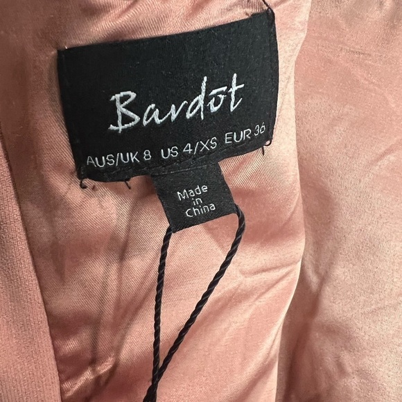 Bardot Solange Off Shoulder Midi Dress sz small 4 - Picture 6 of 9